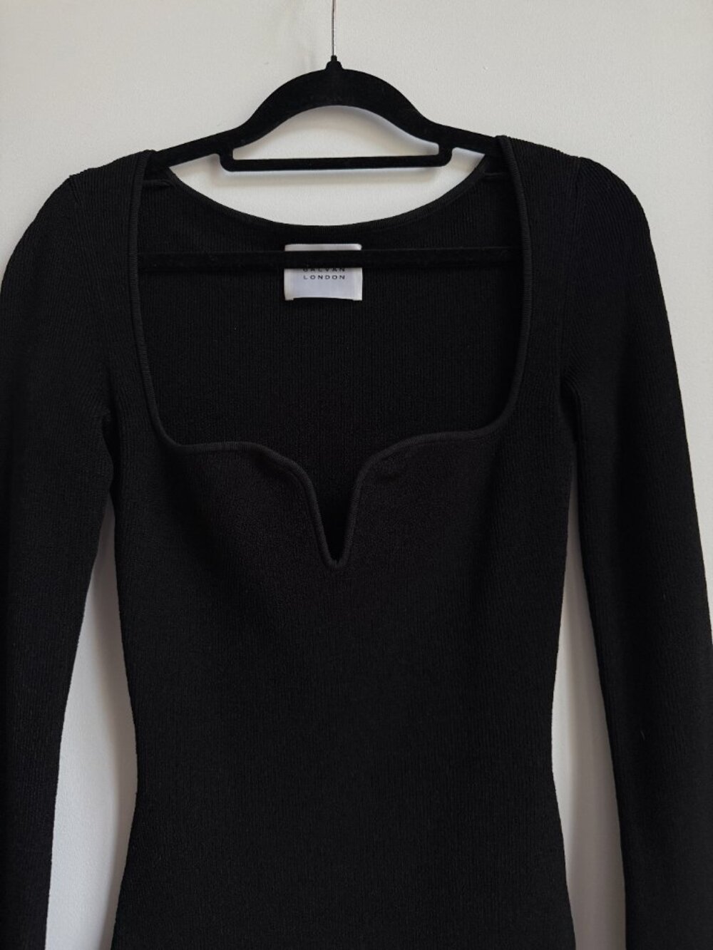 Galvan Gaia ribbed-knit midi dress - Picture 5 of 6